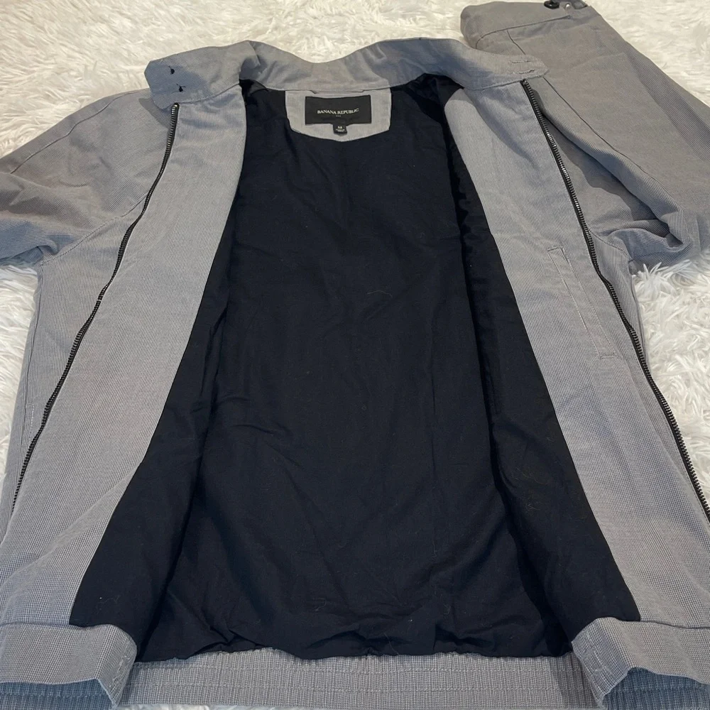 Banana Republic Men's Light Gray Jacket SIZE M